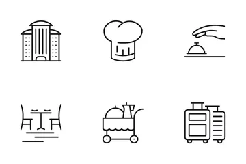 Hotel Service Icon Pack