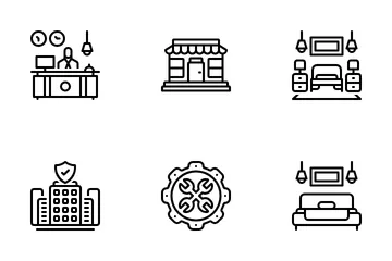 Hotel Service Icon Pack