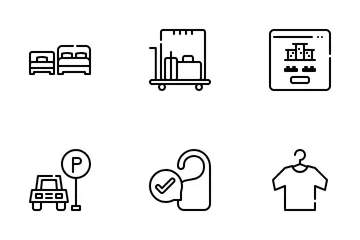 Hotel Service Icon Pack