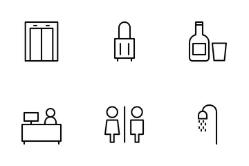 Hotel Service Icon Pack