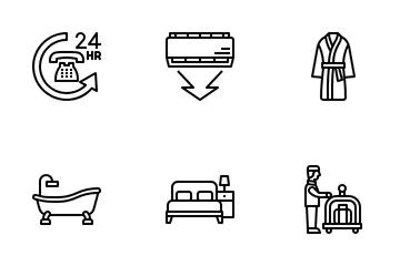 Hotel Services Icon Pack