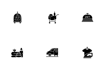Hoteldienstleistungen Symbolpack