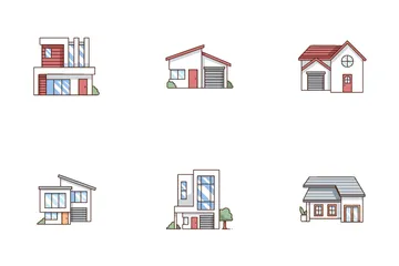 House And Room Icon Pack
