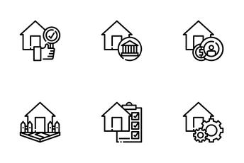 House Mortgage Icon Pack