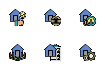 House Mortgage Icon Pack