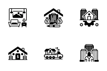 House Or Real Estate Icon Pack