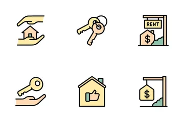 House Rent Icon Pack
