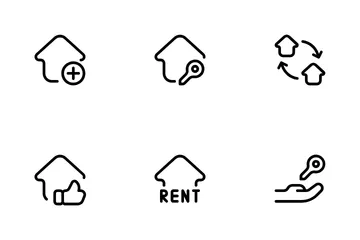 House Rent Icon Pack