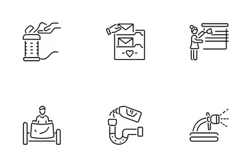 Household Chores Icon Pack