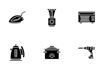 Household Devices And Appliance  Icon Pack