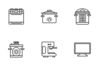 Household Devices And Appliance  Icon Pack