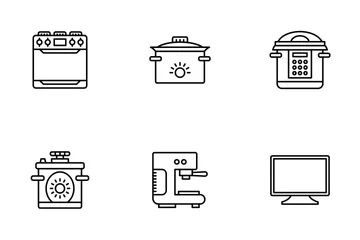 Household Devices And Appliance  Icon Pack