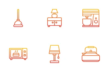 Household  Equipment Icon Pack