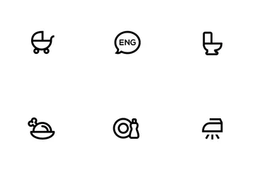 Household Outline Icon Pack