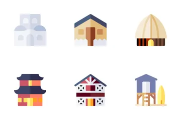 Houses Types Icon Pack