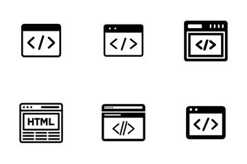 HTML Icons Icon Pack