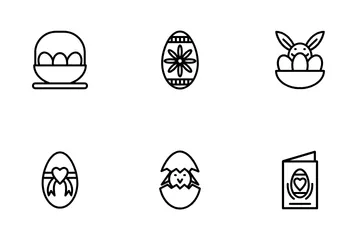 Huevos de Pascua Paquete de Iconos