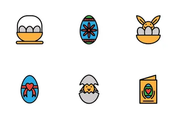 Huevos de Pascua Paquete de Iconos