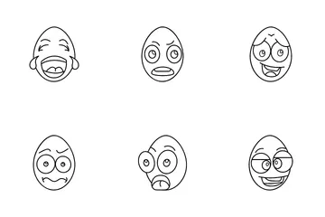 Huevos de Pascua Paquete de Iconos