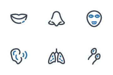 Human Body Organ Icon Pack