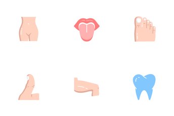 Human Body Parts Icon Pack