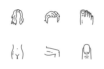 Human Body Parts Icon Pack