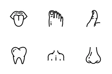 Human Body Parts Icon Pack