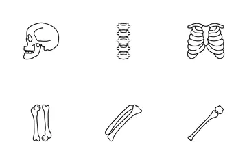 Human Bones Icon Pack