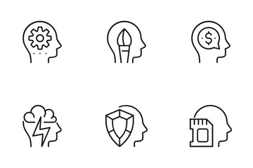 Human Brain Process Vol2 Icon Pack