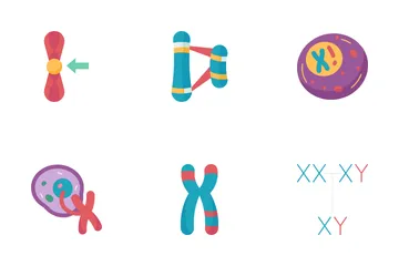 Human Chromosome Icon Pack