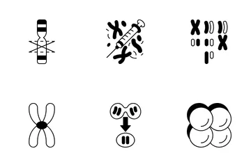 Human Chromosome Icon Pack