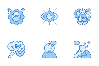 Human Cognitive Abilities Icon Pack