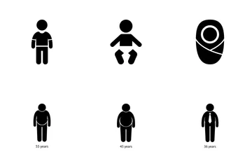 Human Lifecycle Icon Pack