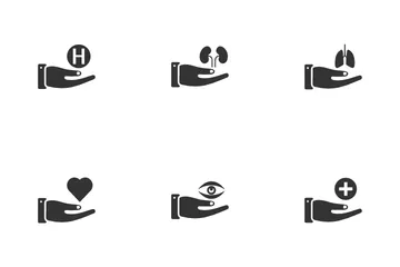 Human Organ Care Icon Pack