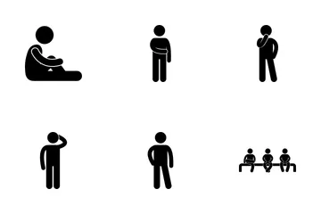 Human Pose Icon Pack