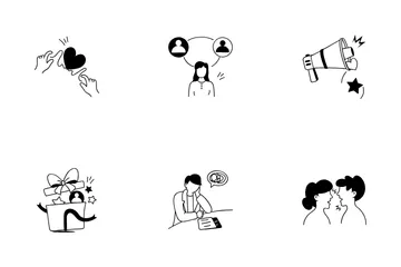 Human Relationship Icon Pack