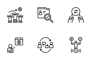 Human Resource Development Icon Pack