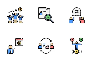 Human Resource Development Icon Pack