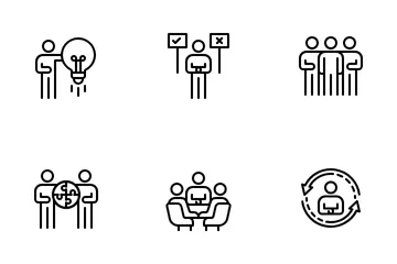 Human Resource Management Icon Pack