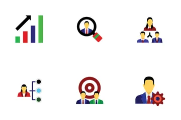 Human Resource Management System Icon Pack