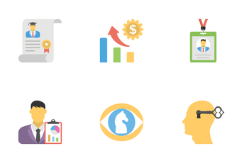 Human Resources Flat Icons 2 Icon Pack