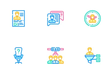 Human Resources Hr Department Icon Pack