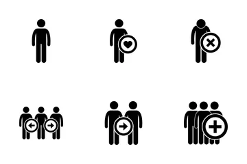 Human Sign Icon Pack