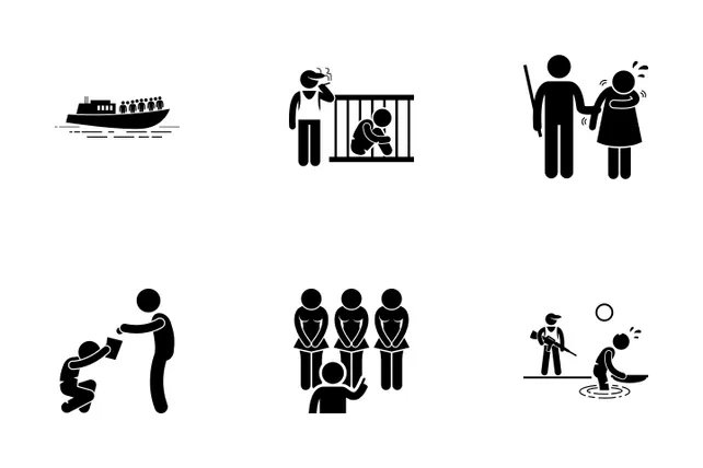 Download Human Trafficking Icon pack Available in SVG, PNG & Icon Fonts