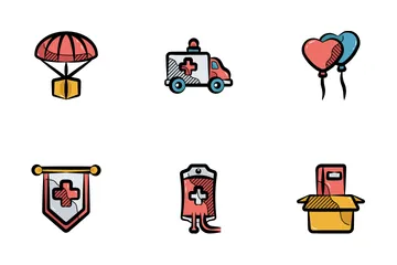 Humanitarian Day Icon Pack