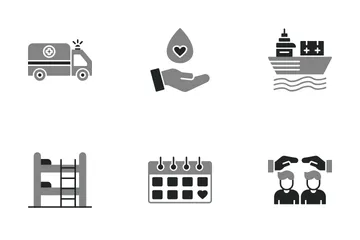 Humanitarian Help Icon Pack