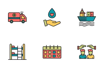 Humanitarian Help Icon Pack