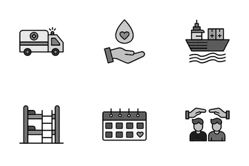 Humanitarian Help Icon Pack