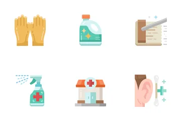 Hygiene And Cleaning Icon Pack