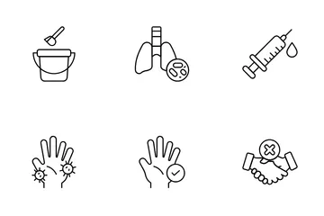 Hygiene Cleaning Icon Pack